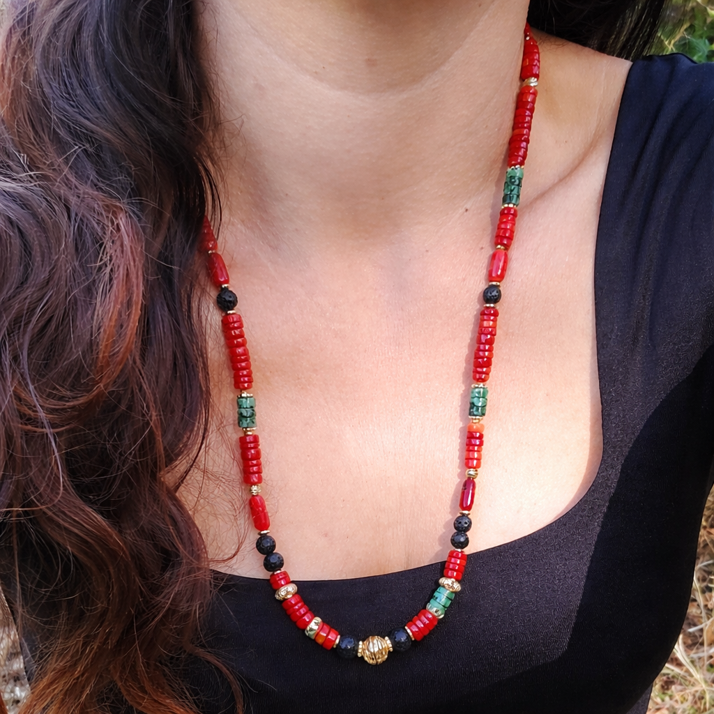 Coral Necklace for Men and Women