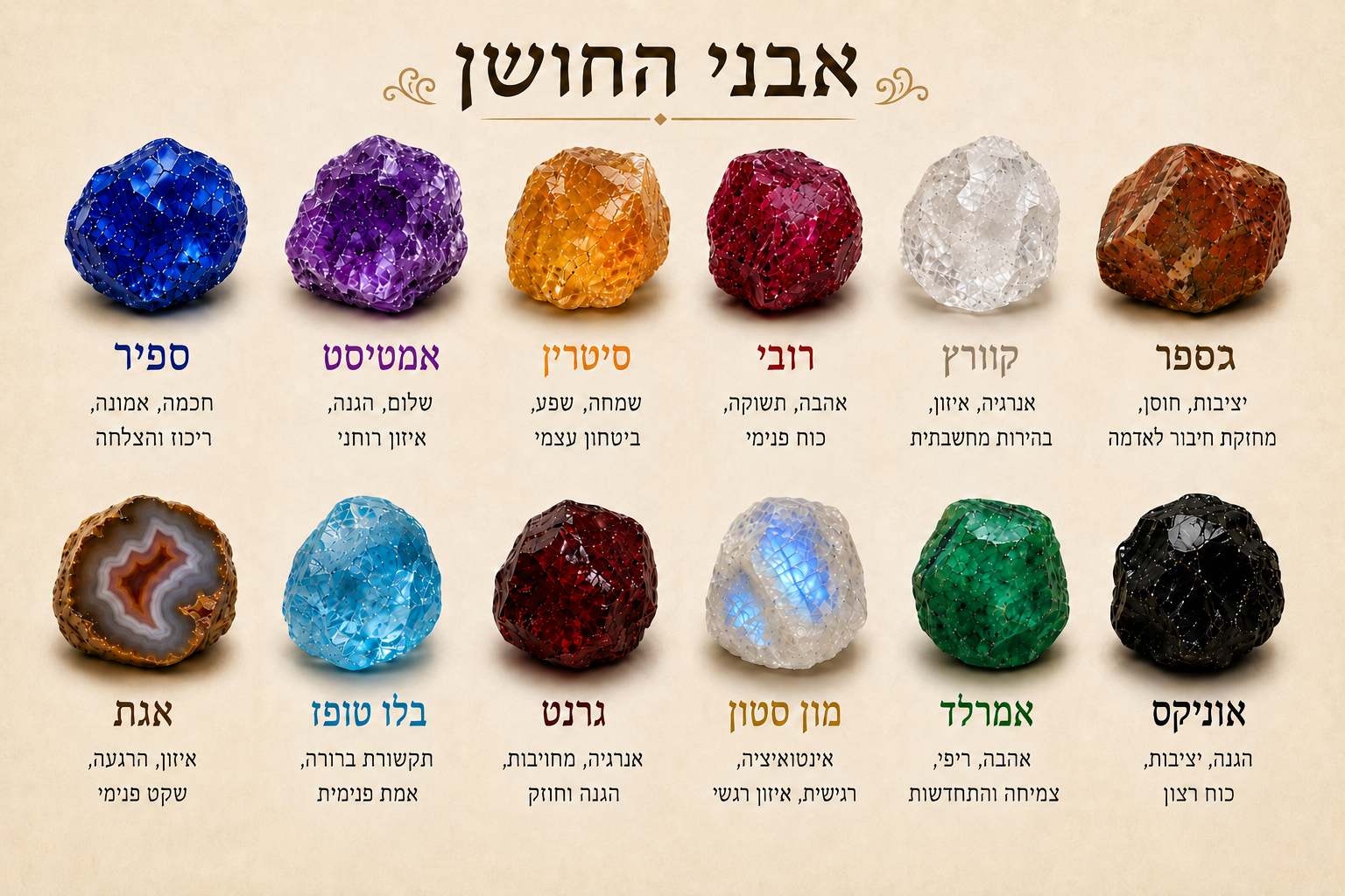 צמיד אבני החושן